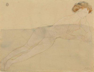 Study of Nude by Auguste Rodin